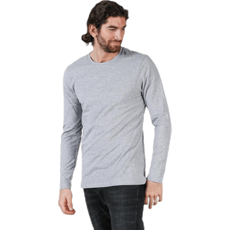 Crew Neck Longsleeve Grey
