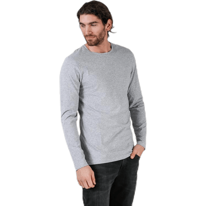 Crew Neck Longsleeve Grey