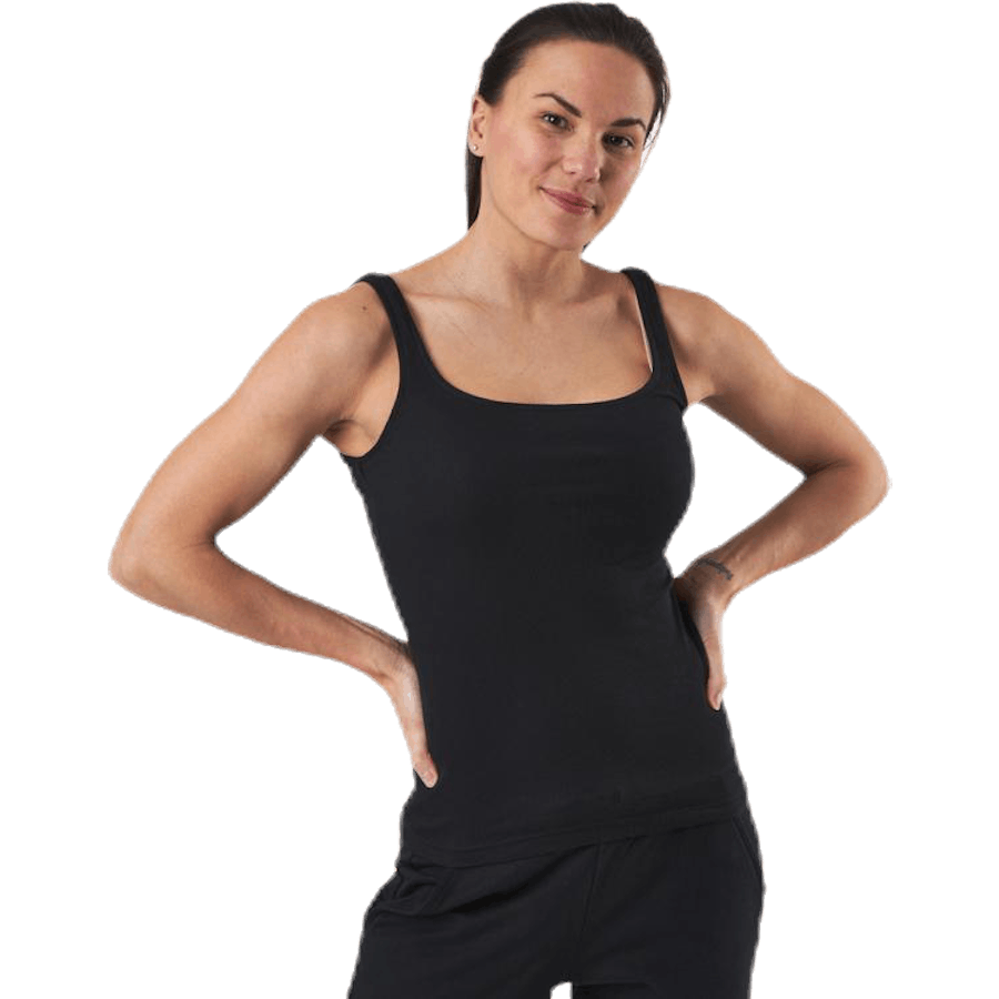 Tank Ribbed  Black