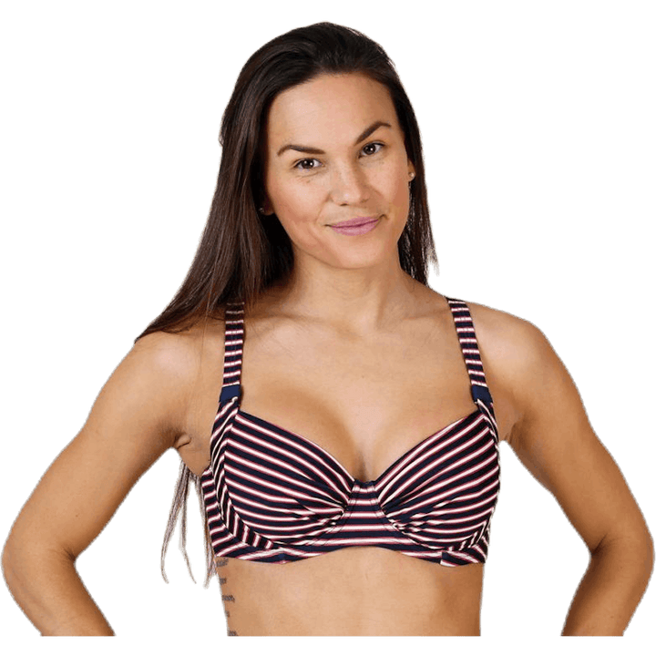Retro, Unique Wire Bra Blue/Patterned
