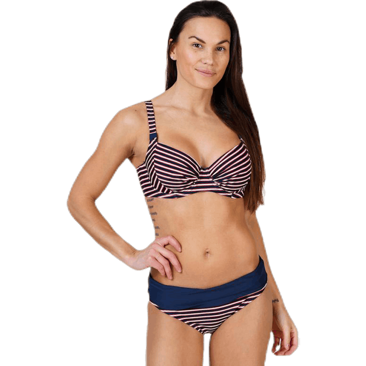 Retro, Unique Wire Bra Blue/Patterned