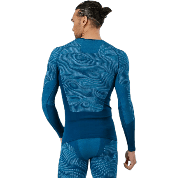 Suw Top Crew Neck L/S Performance Blackcomb Blue
