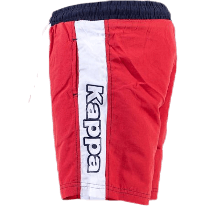 Junior. Swim Shorts, Logo Birtec Blue/White/Red