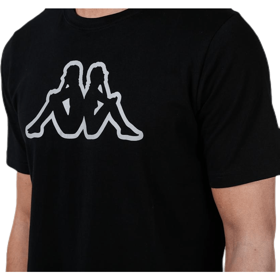 T-Shirt S/S, Cromen Black/Grey