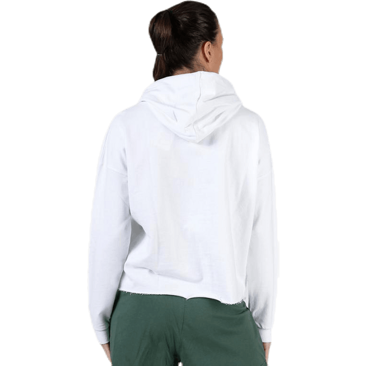 Sweat Hood, Logo Biba White