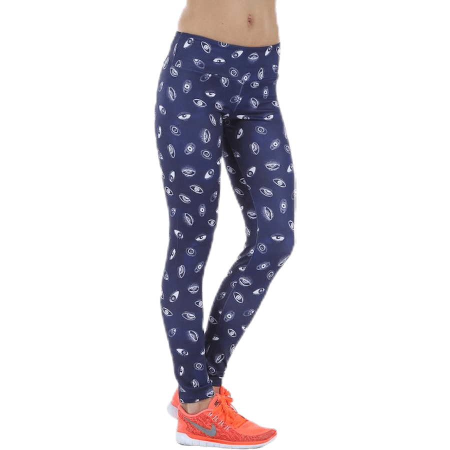 Mid Waist Legging Blue