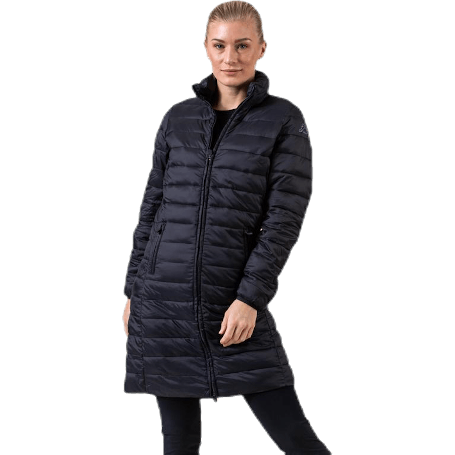 Padded Jacket Long Logo Avera Black