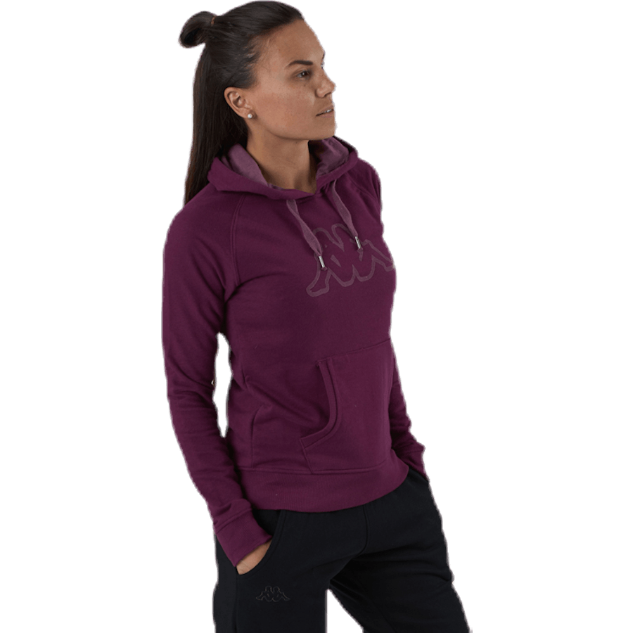 Lady Sweat Hood, Logo Zeleril Red