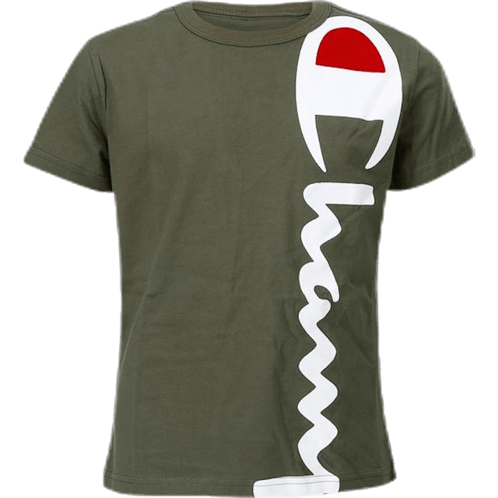 T-Shirt mit Rundhalsausschnitt Grün