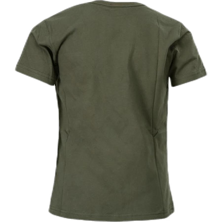 T-Shirt mit Rundhalsausschnitt Grün
