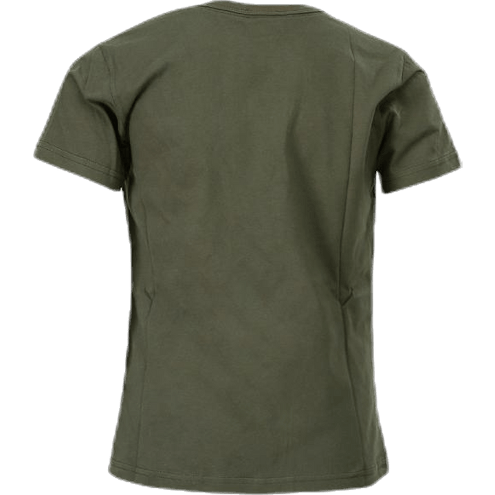 T-Shirt mit Rundhalsausschnitt Grün
