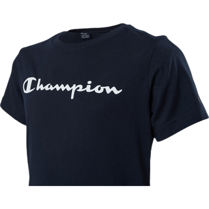 T-Shirt mit Rundhalsausschnitt Junior Blau