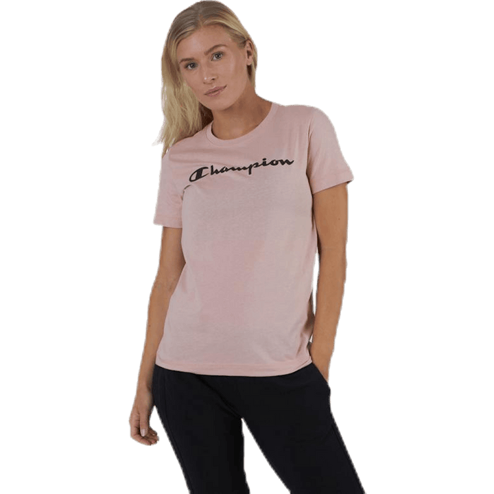 Maglietta girocollo rosa