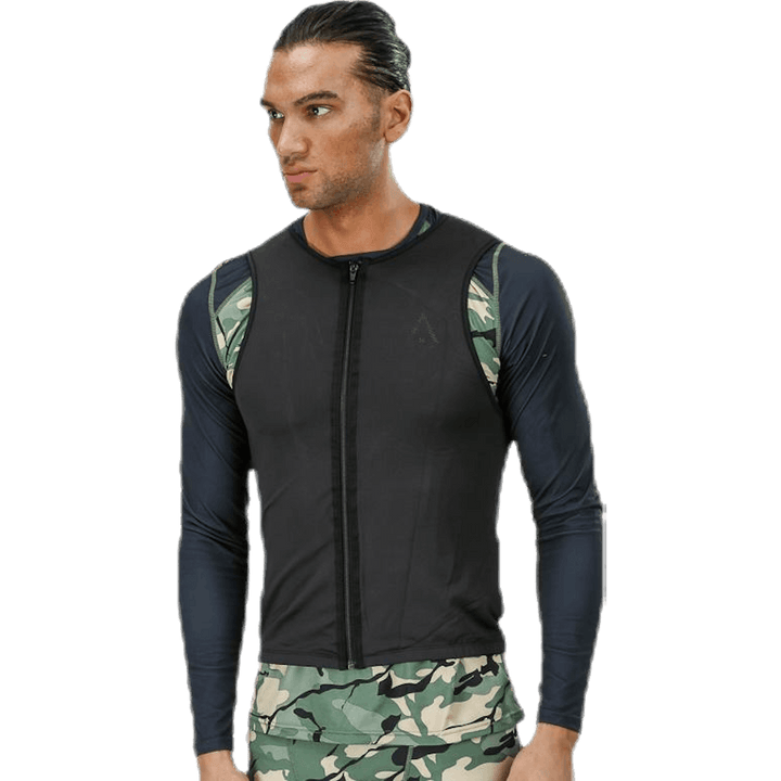 Vest Backprotector Flex Zip Black