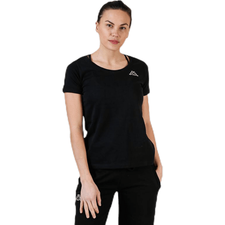 T-Shirt S/S, Logo Momba Black