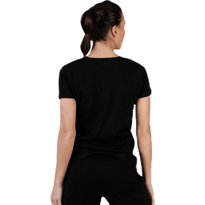 T-Shirt S/S, Logo Momba Black