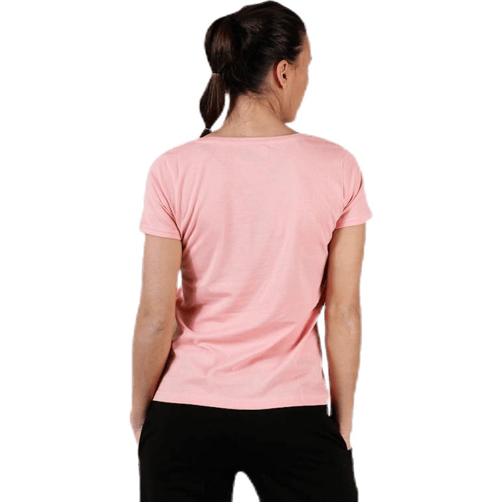 T-Shirt S/S, Logo Momba Pink