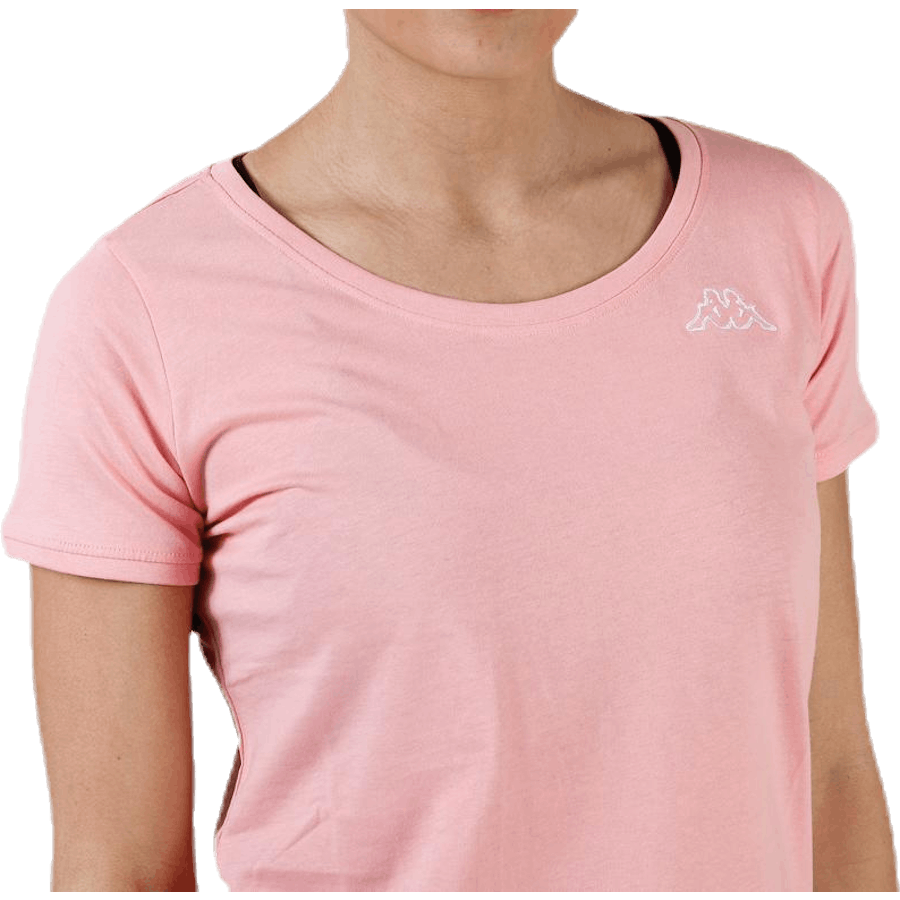 T-Shirt S/S, Logo Momba Pink