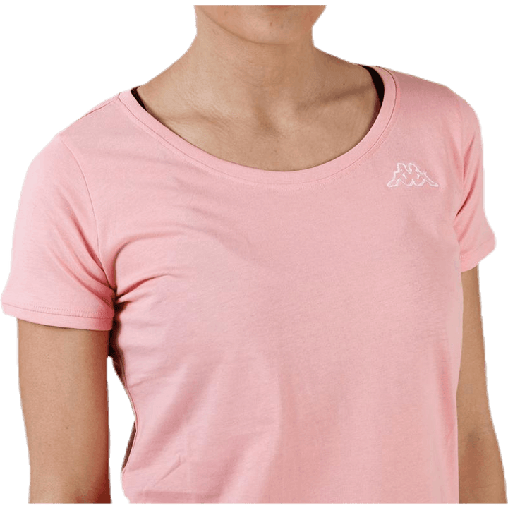 T-Shirt S/S, Logo Momba Pink