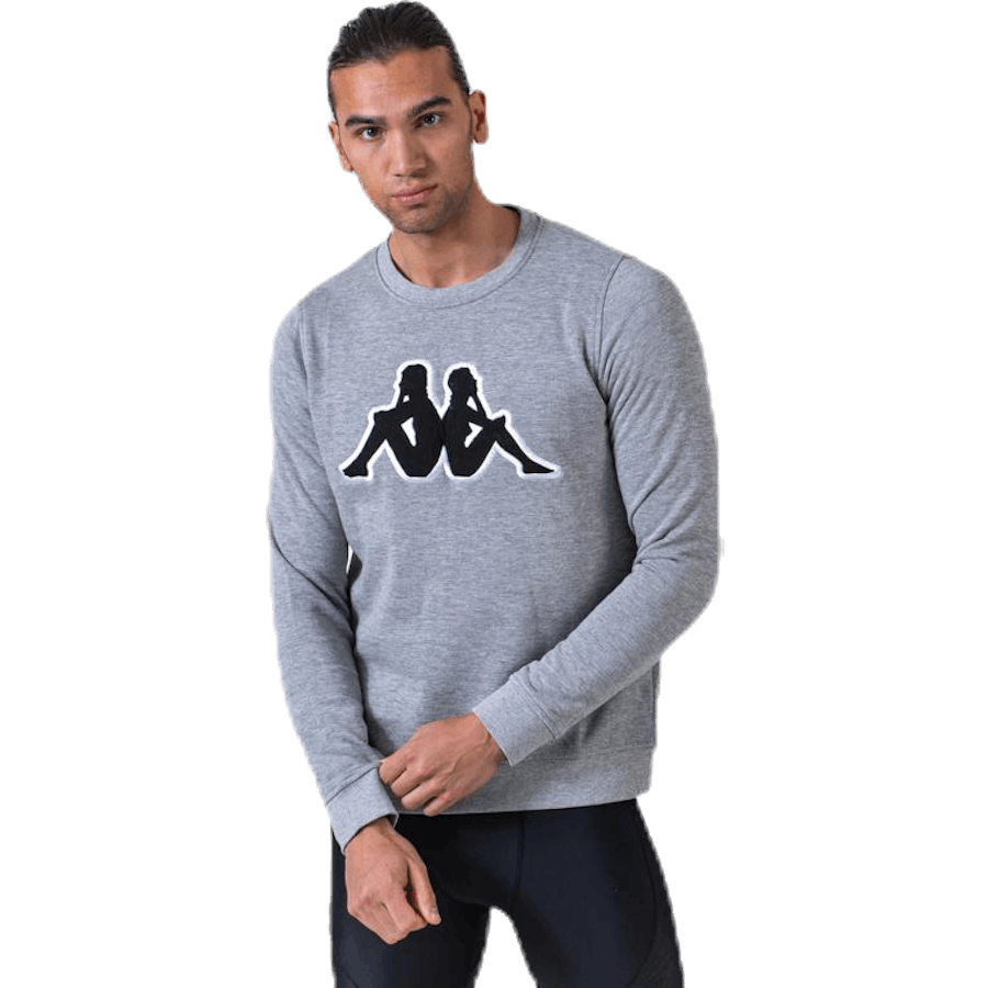 Sweat RN, Logo Airivit Svart/Grå