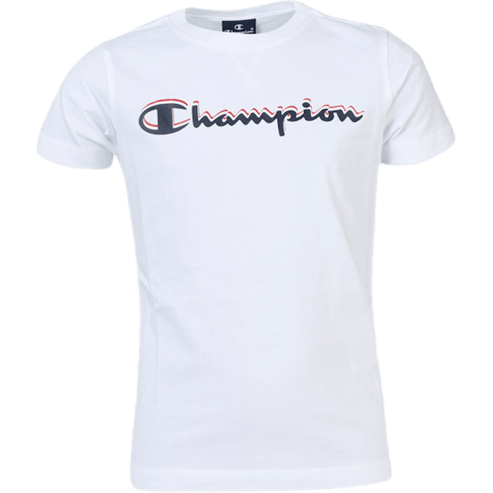 Crewneck T-Shirt Jugend Weiß