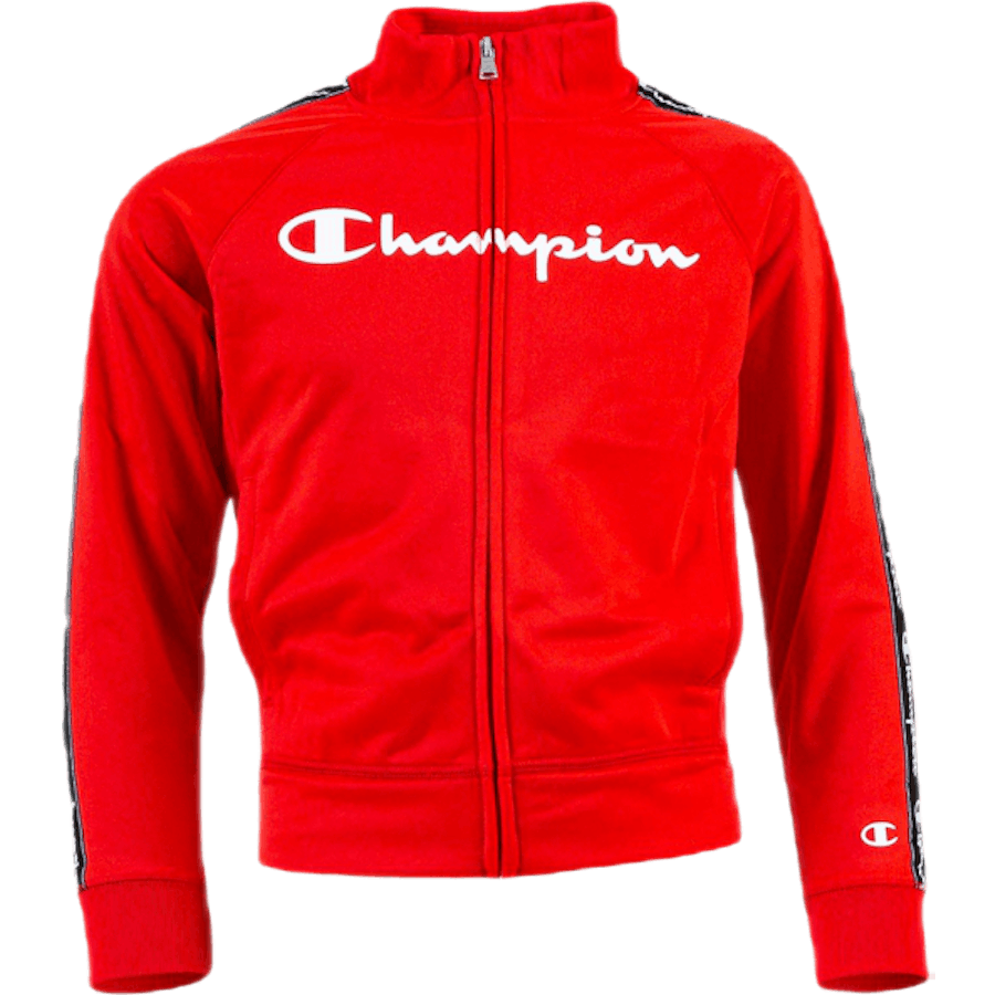 Girls Full Zip Suit Red