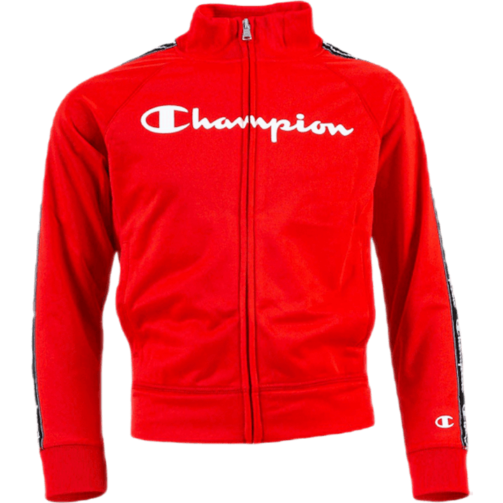 Girls Full Zip Suit Red