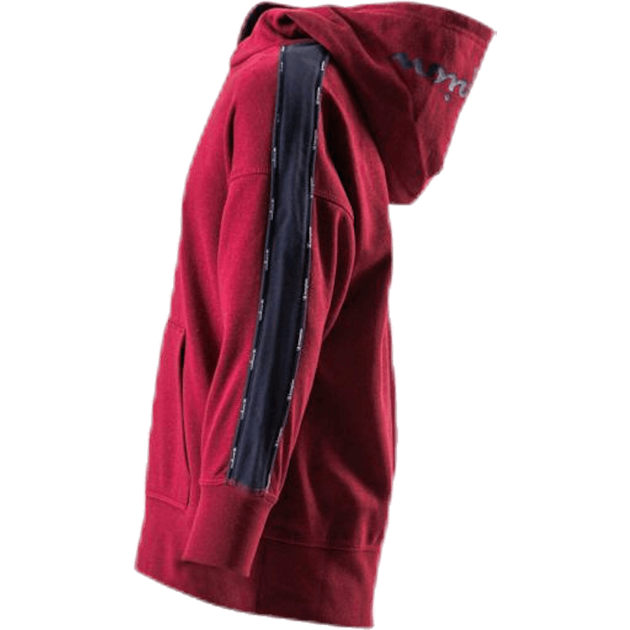 Junior-Kapuzenpullover in Übergröße Rot