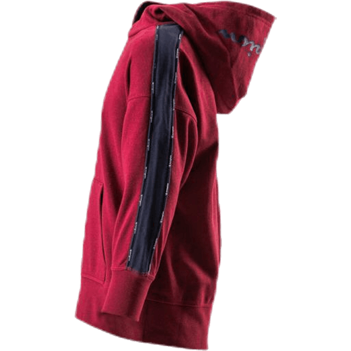 Junior-Kapuzenpullover in Übergröße Rot