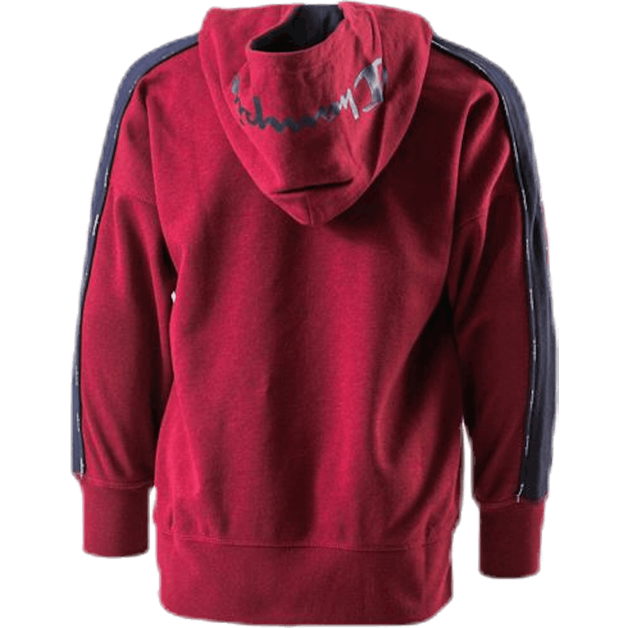 Junior-Kapuzenpullover in Übergröße Rot