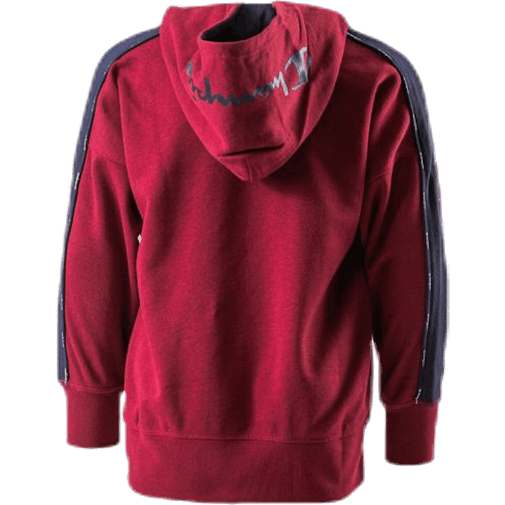 Junior-Kapuzenpullover in Übergröße Rot