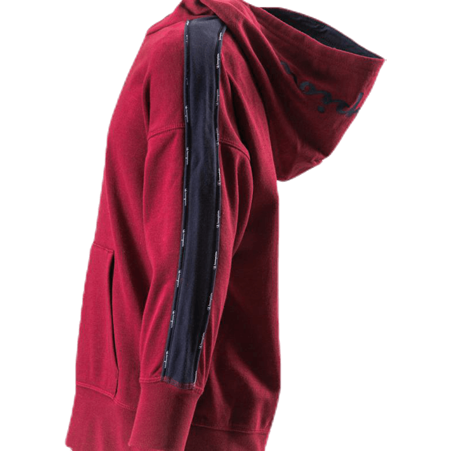 Junior-Kapuzenpullover in Übergröße Rot