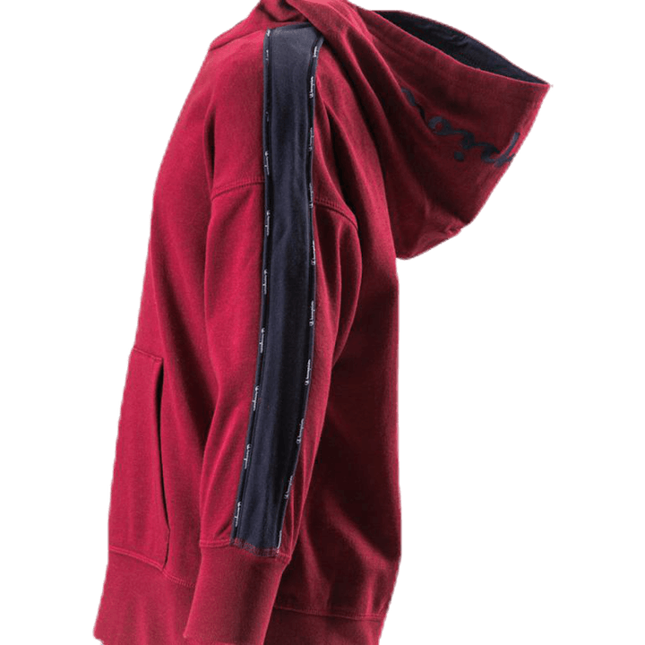 Junior-Kapuzenpullover in Übergröße Rot