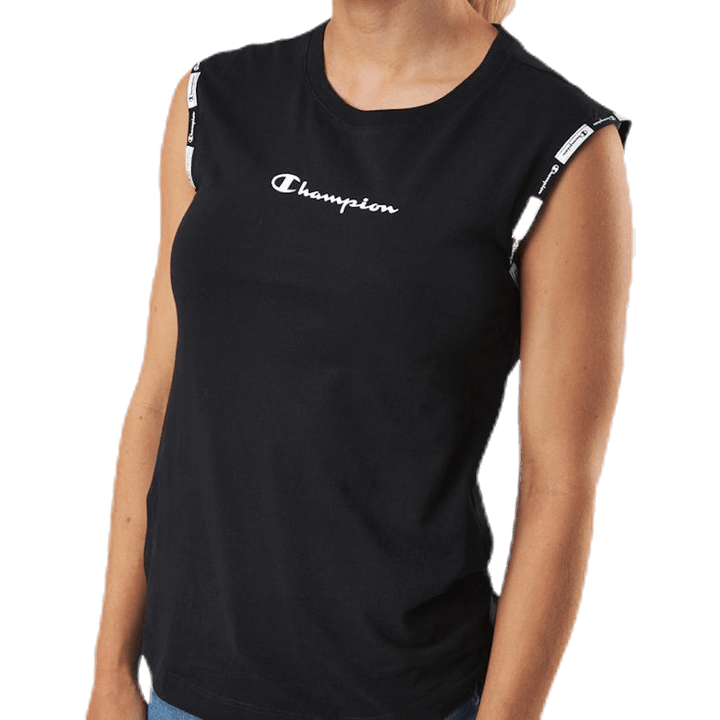 Crewneck Sleeveless T-Shirt Black