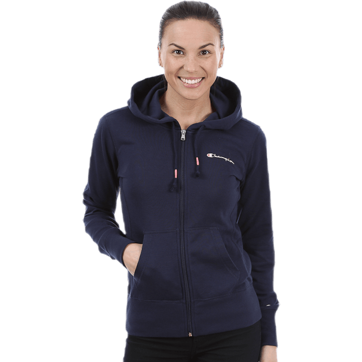 Hooded Full Zip Sweatshirt Blue