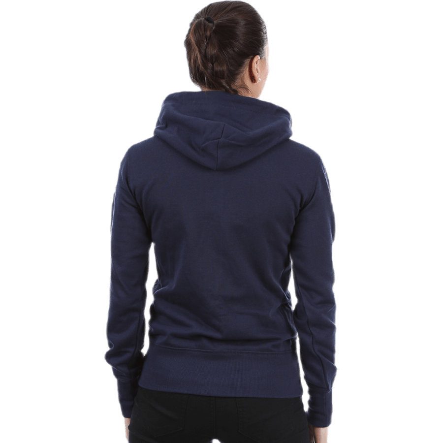Hooded Full Zip Sweatshirt Blue