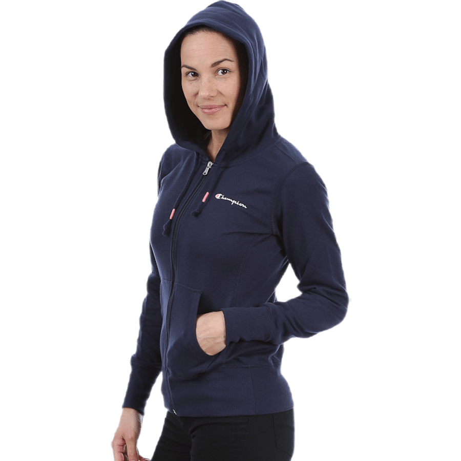 Hooded Full Zip Sweatshirt Blue