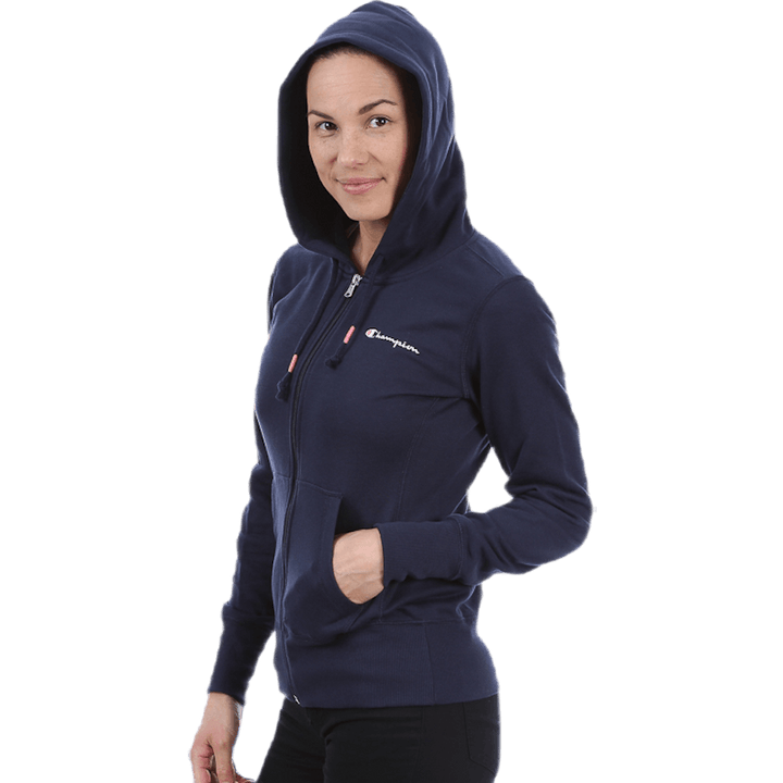 Hooded Full Zip Sweatshirt Blue