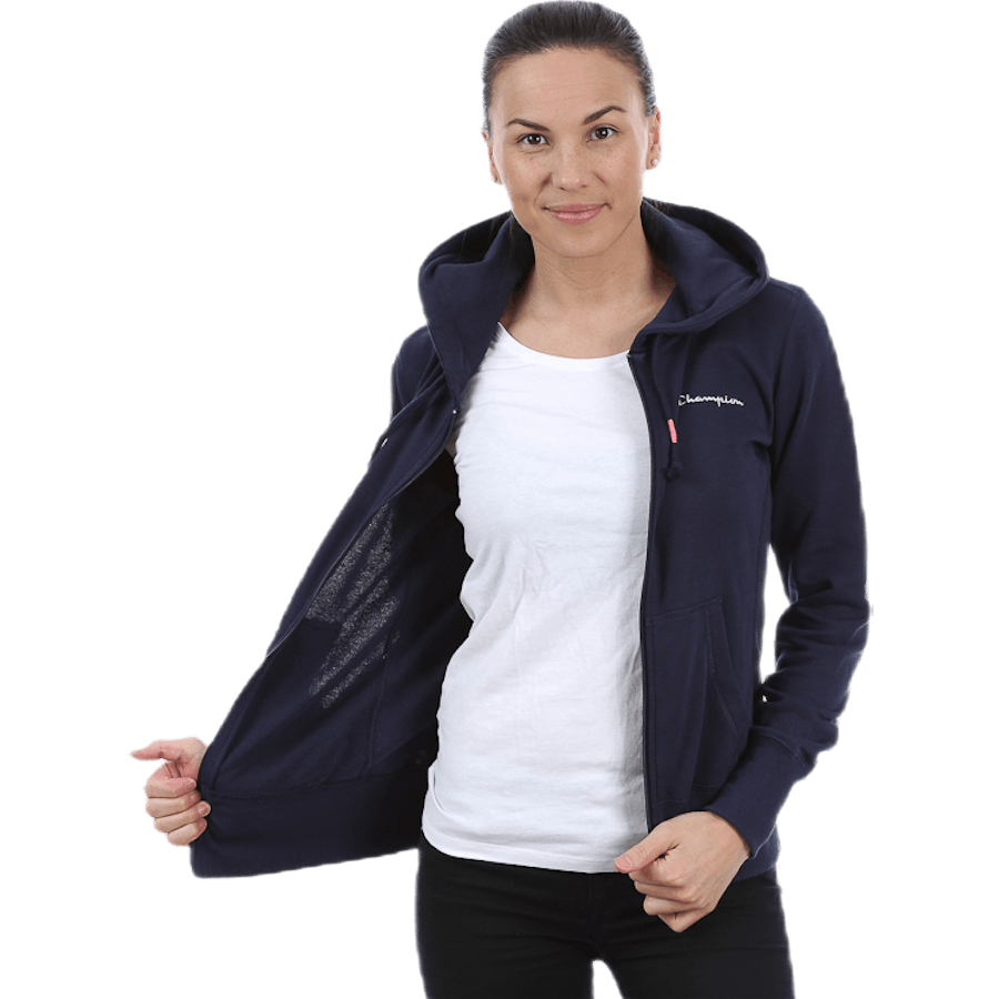 Hooded Full Zip Sweatshirt Blue