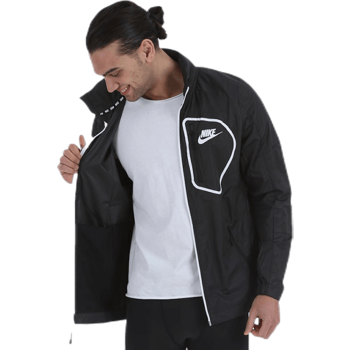 AV15 Tkaná bunda Black