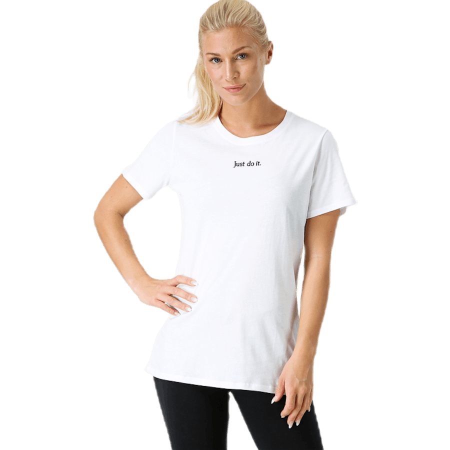 Newspaper Crew Tee White