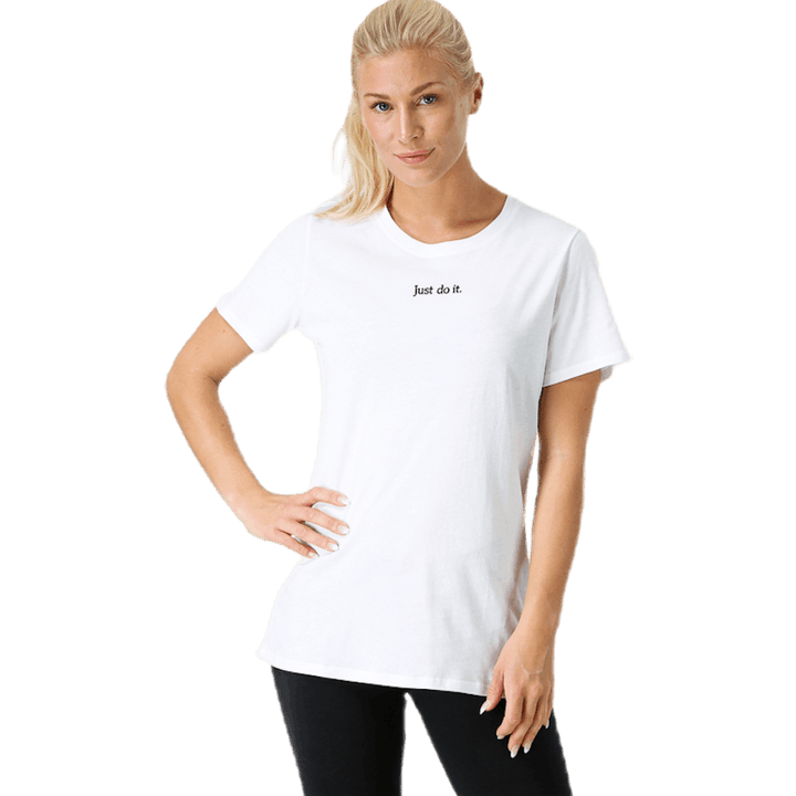 Newspaper Crew Tee White