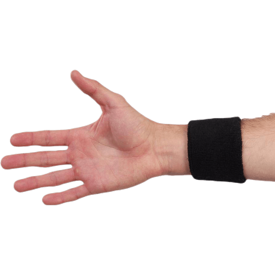 Swoosh Wristband White/Black