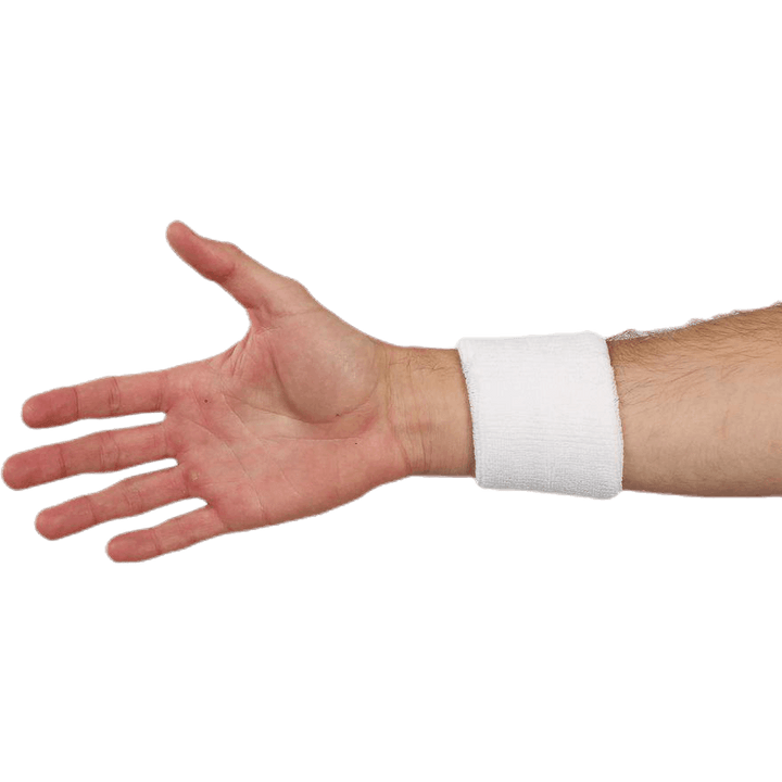 Swoosh Wristband White/Black