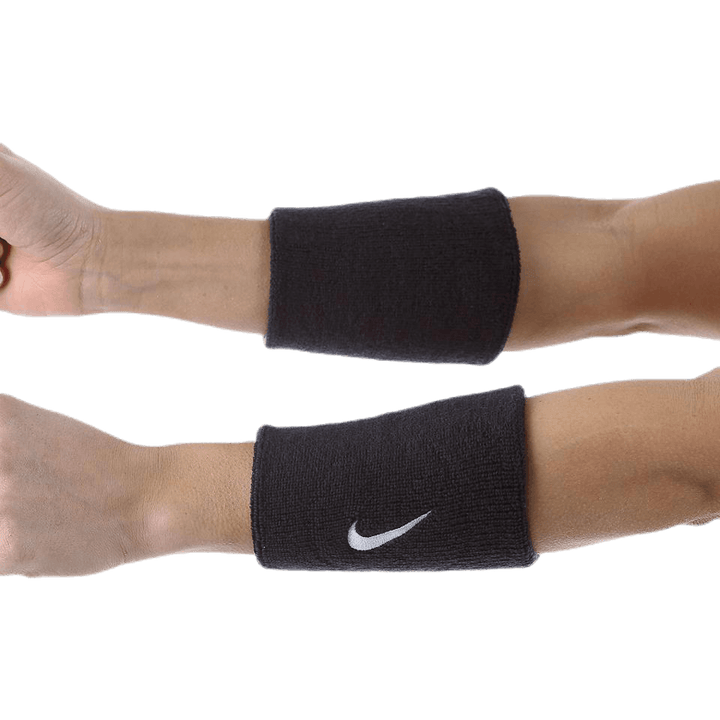 Swoosh Doublewide Wristbands Blue