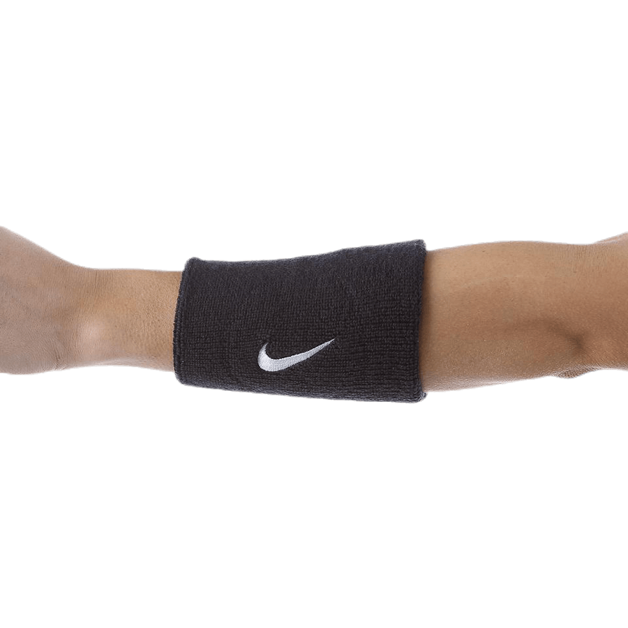 Swoosh Doublewide Wristbands Blue