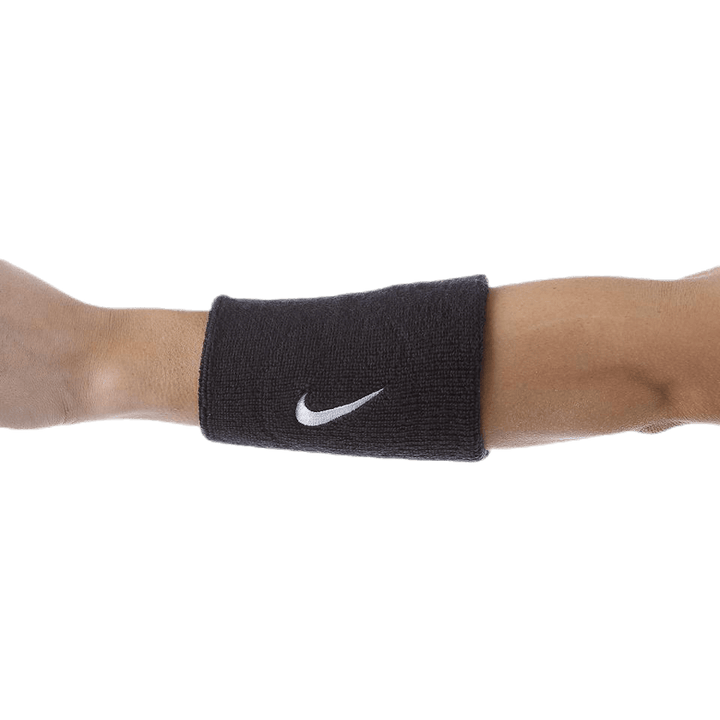 Swoosh Doublewide Wristbands Blue