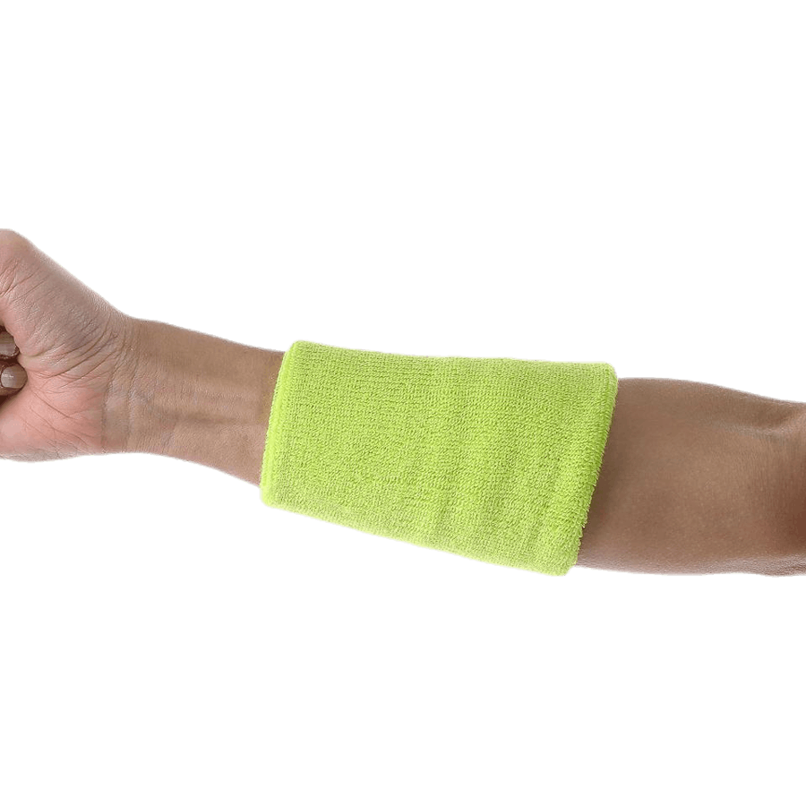 Swoosh Doublewide Wristbands Green