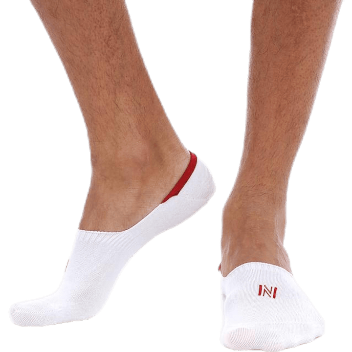 Lenny 2-pack Invisible Socks Men White
