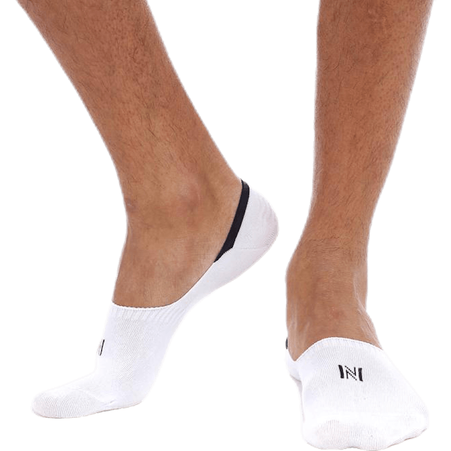 Lenny 2-pack Invisible Socks Men White